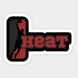 miami heat basketball Sticker